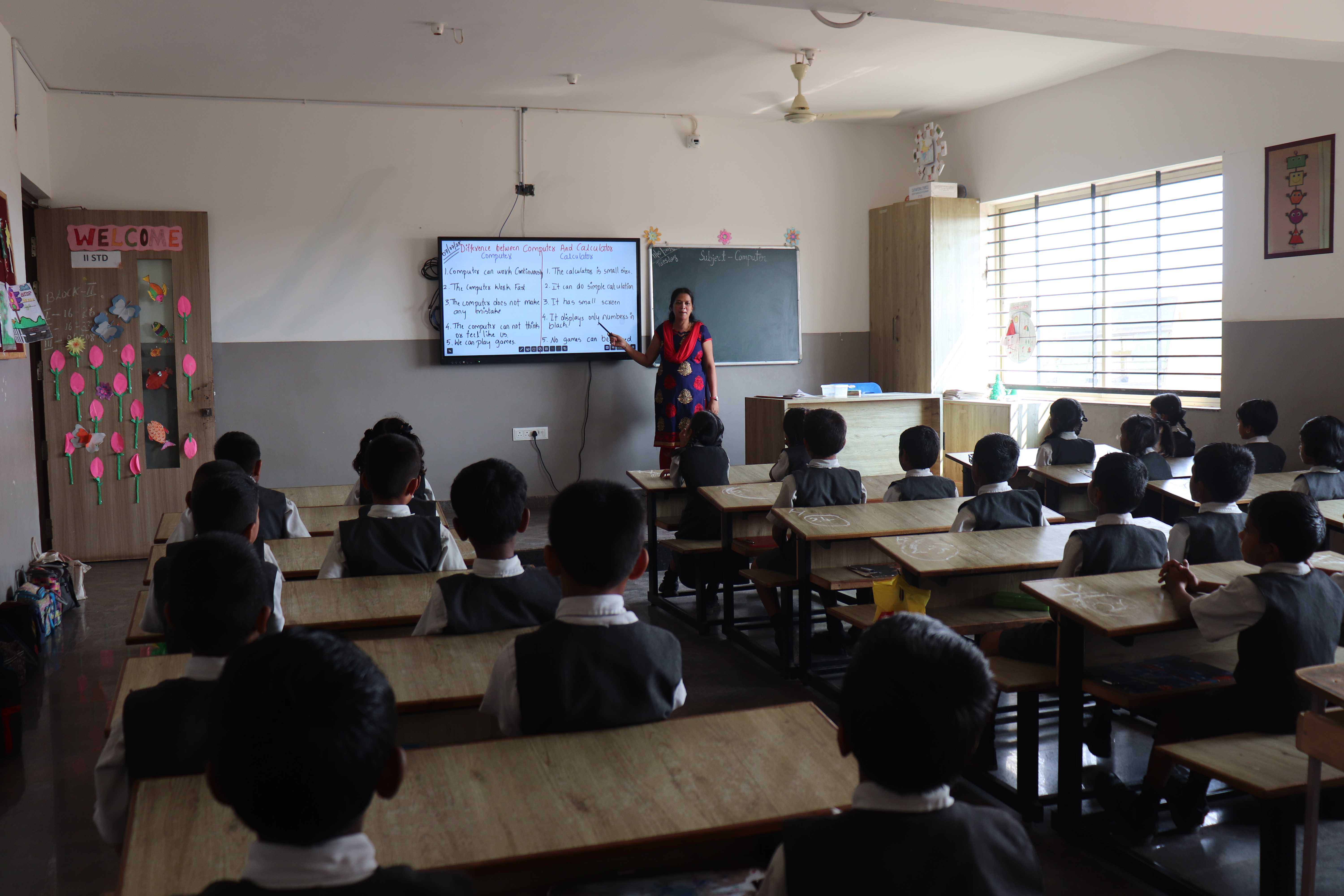 Students learning and collaborating